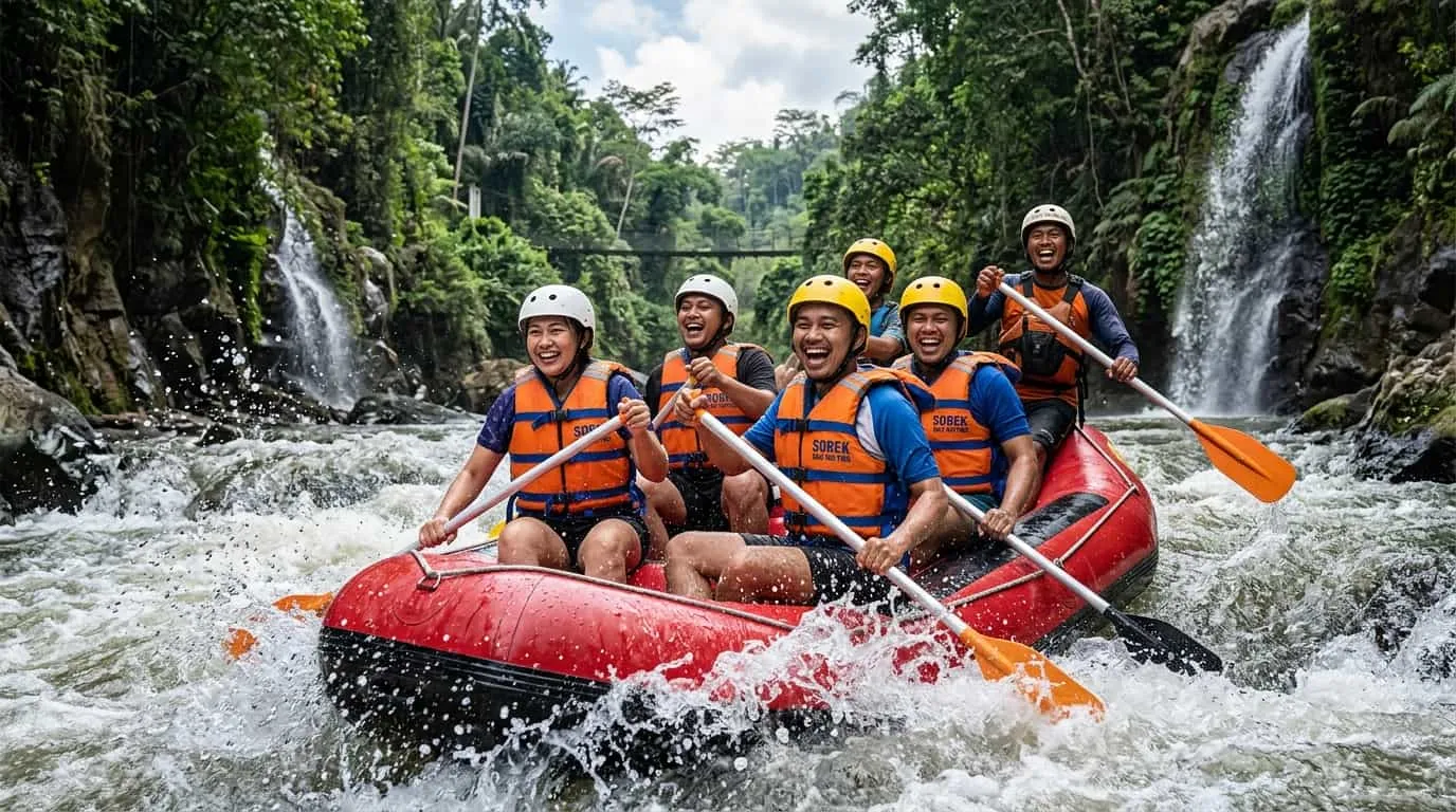 Titik Kumpul Rafting Cisadane di Bogor